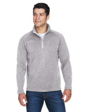 Devon & jones DG792 adult bristol sweater fleece quarter-zip