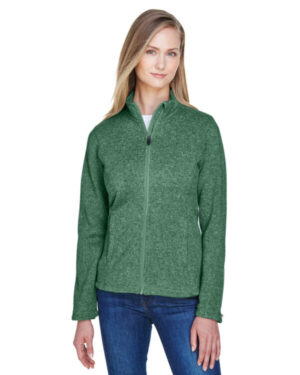 DG793W ladies' bristol full-zip sweater fleece jacket