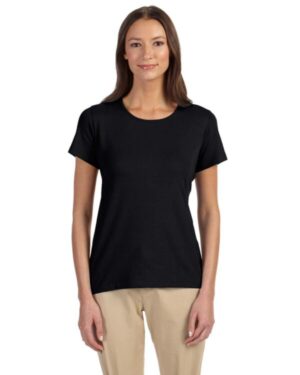 BLACK Devon & jones DP182W ladies' perfect fit shell t-shirt