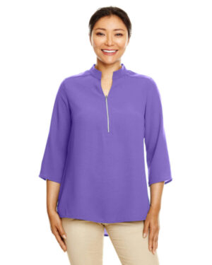 GRAPE DP611W ladies' perfect fit 3/4-sleeve crepe tunic