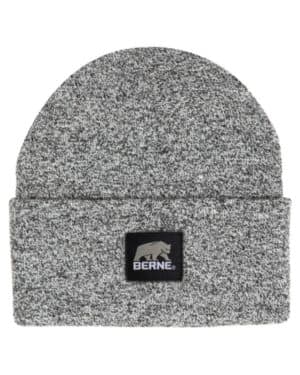 BLACK/ WHITE Berne H150 heritage knit cuff cap