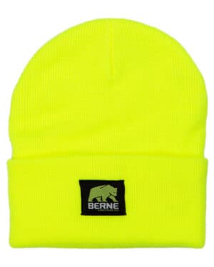 YELLOW Berne H150 heritage knit cuff cap