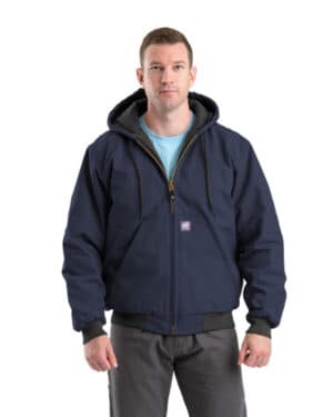 NAVY HJ51 men's berne heritage hooded jacket