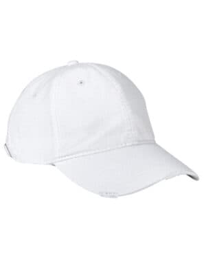 WHITE Adams IM101 distressed image maker cap