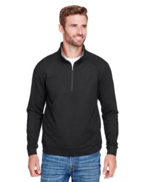 J america JA8434 adult omega stretch quarter-zip