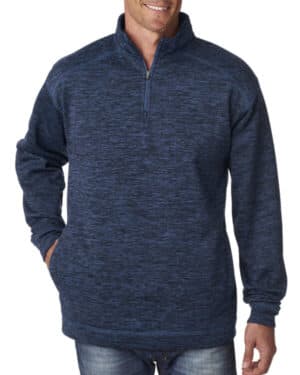 ROYAL FLECK J america JA8614 adult cosmic poly fleece quarter-zip