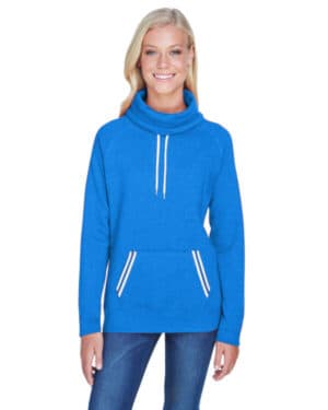 J america JA8653 ladies' relay cowl neck