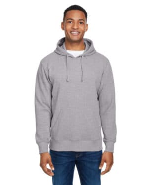 OXFORD J america JA8706 ripple fleece pulllover hooded sweatshirt