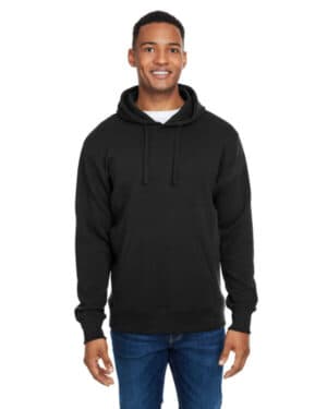 J america JA8706 ripple fleece pulllover hooded sweatshirt