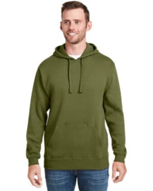 JA8815 adult tailgate fleece pullover hooded sweatshirt