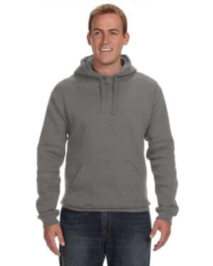 JA8824 adult premium fleece pullover hooded sweatshirt