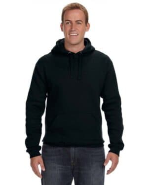 BLACK JA8824 adult premium fleece pullover hooded sweatshirt