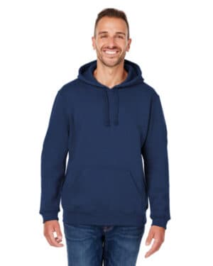 JA8824 adult premium fleece pullover hooded sweatshirt