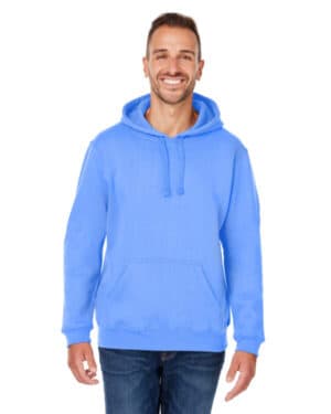 JA8824 adult premium fleece pullover hooded sweatshirt