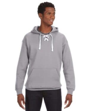 J america JA8830 adult sport lace hooded sweatshirt