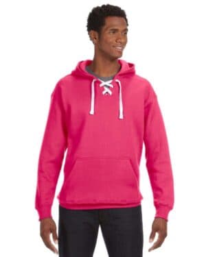 WILDBERRY J america JA8830 adult sport lace hooded sweatshirt