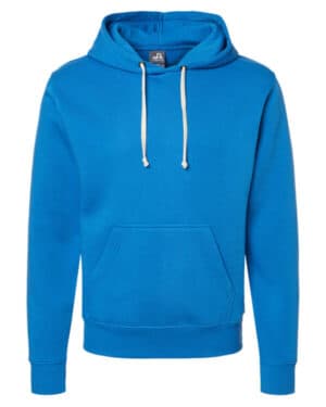 JA8871 adult triblend pullover fleece hooded sweatshirt