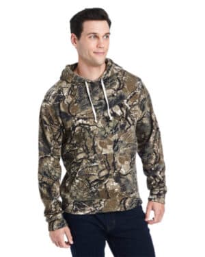 OUTDOOR CAMO TRB JA8871 adult triblend pullover fleece hooded sweatshirt