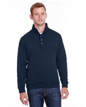 NAVY J america JA8890 adult quilted snap pullover