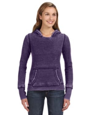 TWISTED PLUM JA8912 ladies' zen pullover fleece hooded sweatshirt