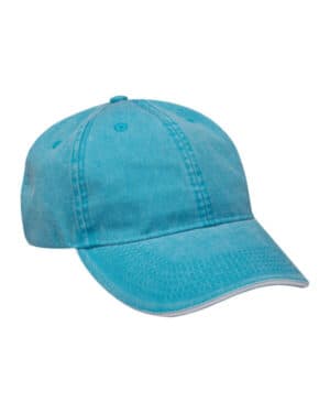 CARIB BLU / WHT Adams LP107 icon semi-structured sandwich visor