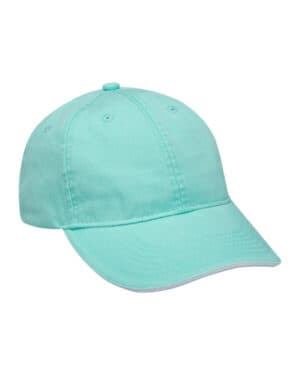 SEAFOAM / WHITE Adams LP107 icon semi-structured sandwich visor