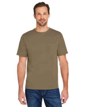 Harriton M118 charge snag and soil protect unisex t-shirt