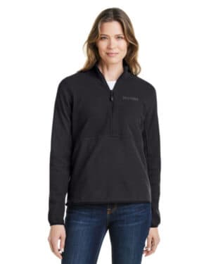 BLACK Marmot M12403 ladies' rocklin half-zip jacket