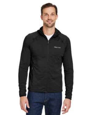 BLACK Marmot M15383 men's leconte full-zip hooded jacket