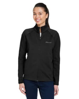 BLACK Marmot M15392 ladies' leconte fleece jacket