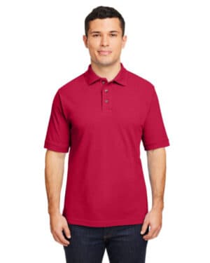 RED Harriton M200 men's short-sleeve polo