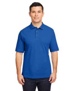 TRUE ROYAL Harriton M200 men's short-sleeve polo