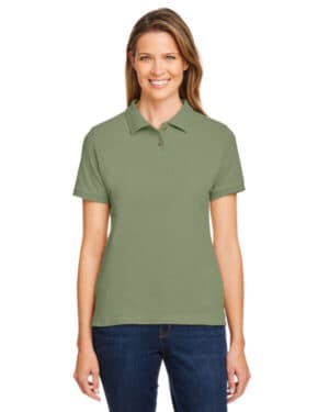 Harriton M200W ladies' short-sleeve polo