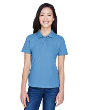 Harriton M200W ladies' short-sleeve polo