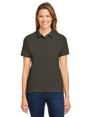 BLACK Harriton M200W ladies' short-sleeve polo