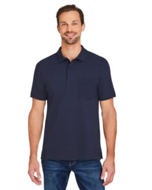 DARK NAVY M205P men's valiant cotton snag protect pocket polo