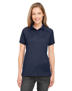 DARK NAVY Harriton M208W ladies' charge snag and soil protect polo