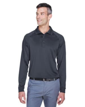 DARK CHARCOAL M211L men's advantage snag protection plus long-sleeve tactical polo