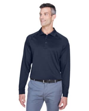 DARK NAVY M211L men's advantage snag protection plus long-sleeve tactical polo