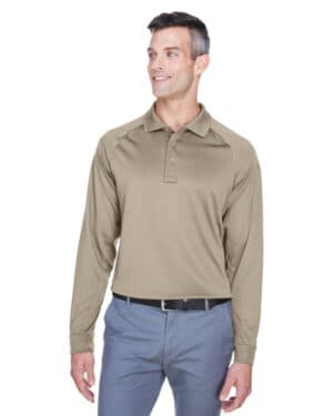 DESERT KHAKI M211L men's advantage snag protection plus long-sleeve tactical polo