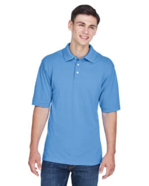 LT COLLEGE BLUE Harriton M265 men's easy blend polo