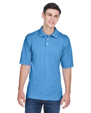 Harriton M265 men's easy blend polo