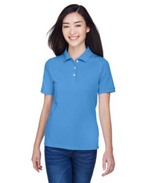 Harriton M265W ladies' easy blend polo