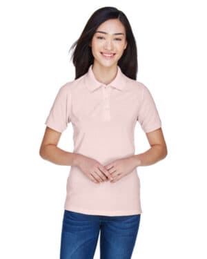 Harriton M265W ladies' easy blend polo