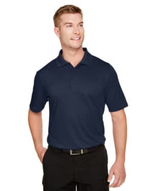 DARK NAVY Harriton M348 men's advantage snag protection plus polo