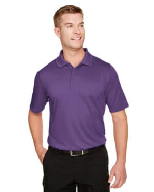 TEAM PURPLE Harriton M348 men's advantage snag protection plus polo