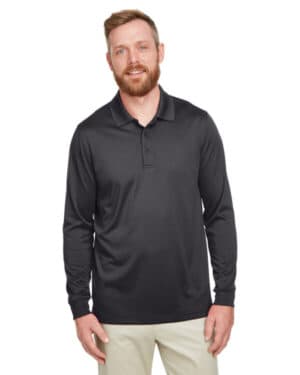 DARK CHARCOAL M348L men's advantage snag protection plus il long sleeve polo