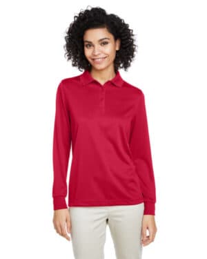 RED M348LW ladies' advantage snag protection plus il long sleeve polo