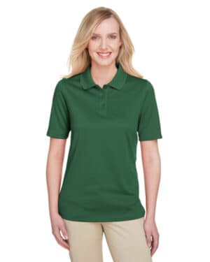 DARK GREEN Harriton M348W ladies' advantage snag protection plus polo