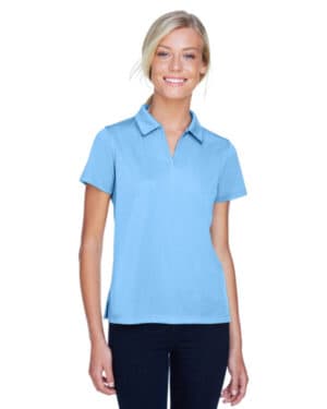 Harriton M353W ladies' double mesh polo